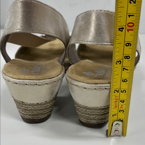 New Rieker FANNI Wedge Sandals Size EU 39( US 8) - Picture 9 of 10